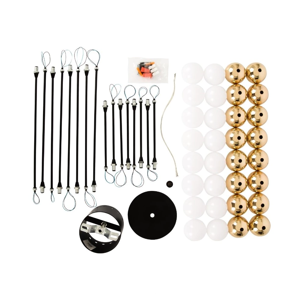 Люстра потолочная FREYA Селебрети 16х3 Вт G4 черный