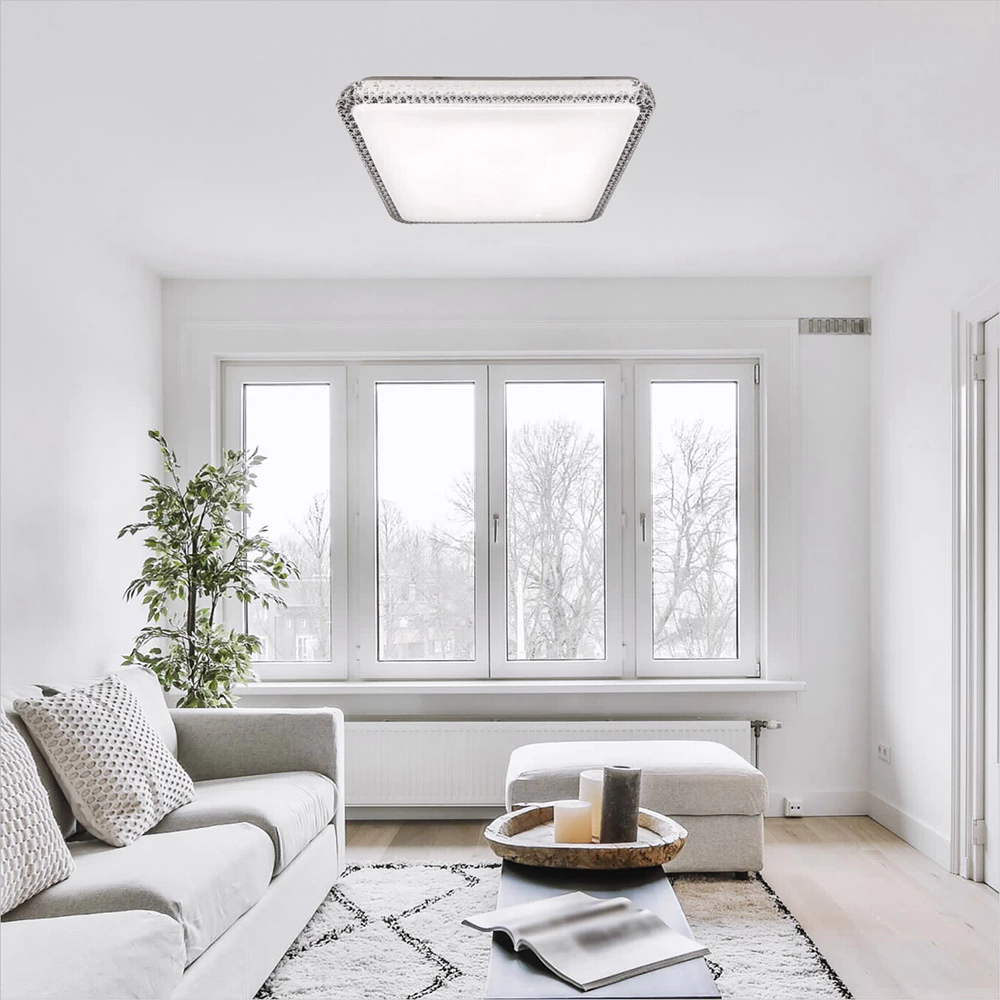 Светильник настенно-потолочный 85 Вт LED 54 см LEEK Мистери квадрат