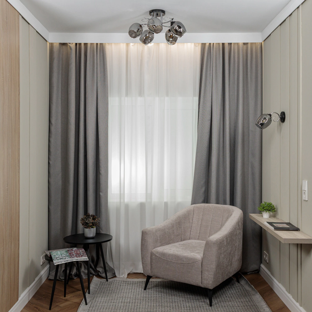 Бра 1х60 Вт Е27 черный NEODECO Бальтазар