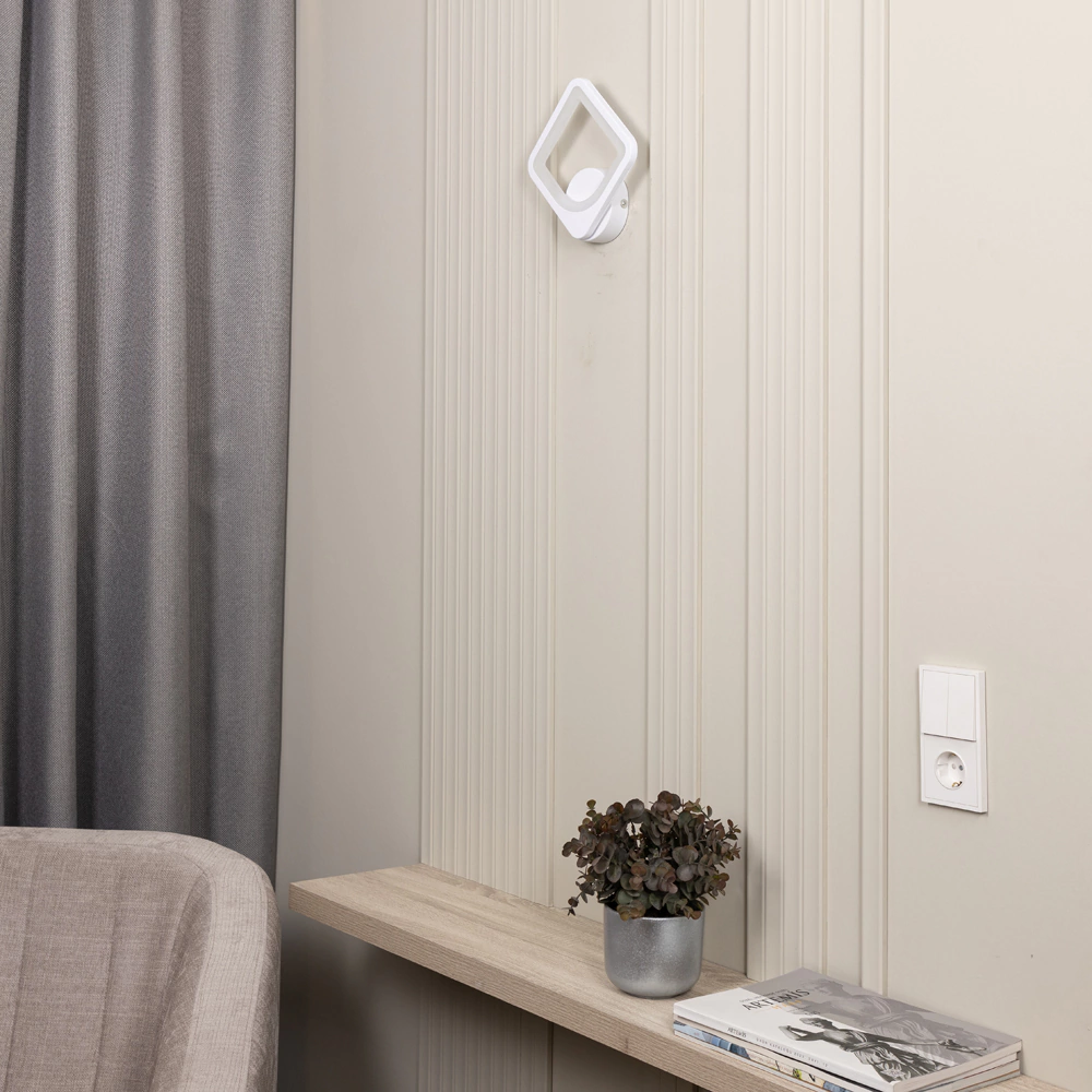 Бра NEODECO Беатрис 24 Вт LED белый