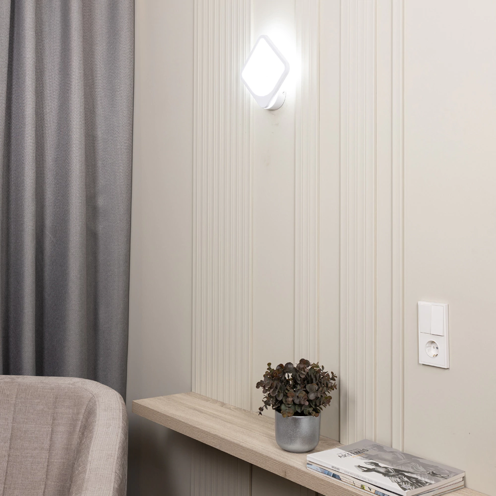 Бра NEODECO Беатрис 24 Вт LED белый