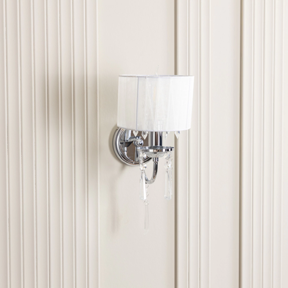 Бра NEODECO Графиня 1х40 Вт Е14 хром