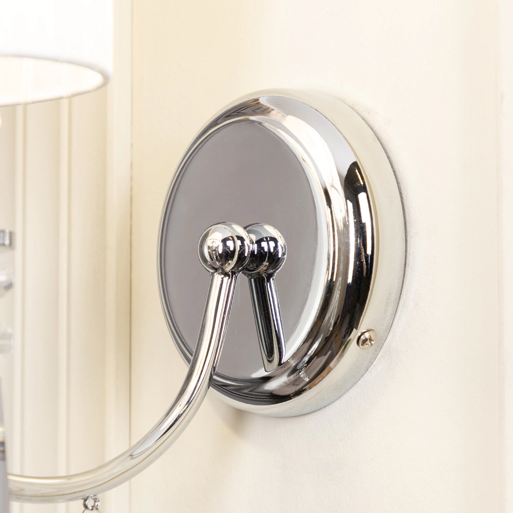 Бра NEODECO Графиня 1х40 Вт Е14 хром