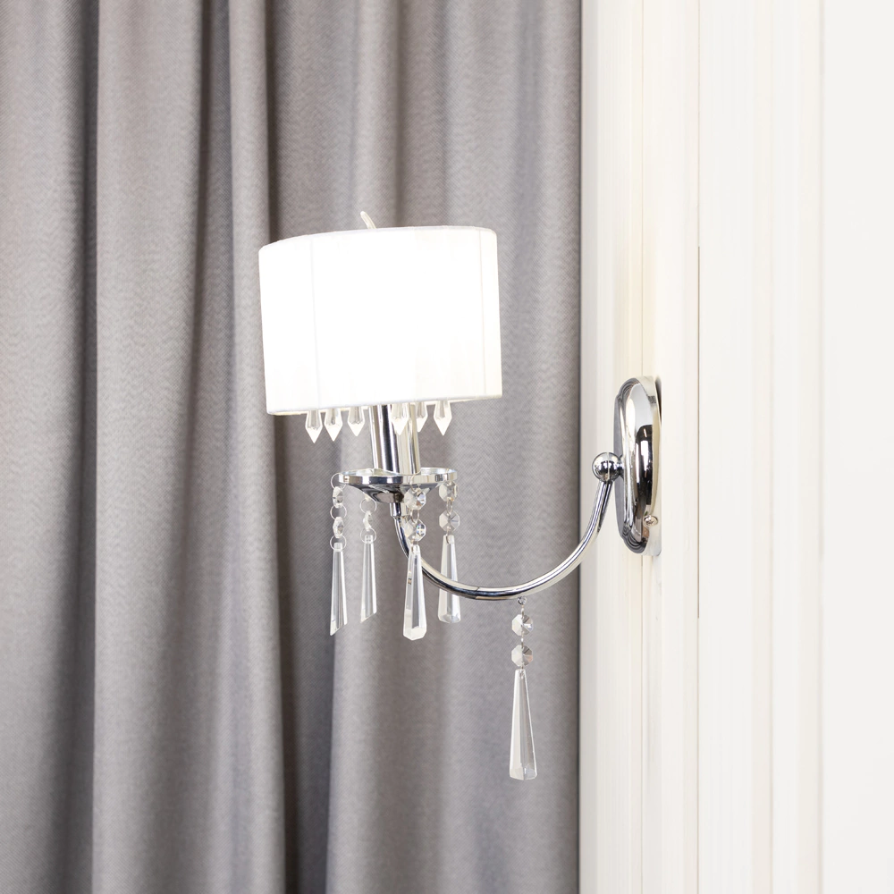 Бра NEODECO Графиня 1х40 Вт Е14 хром