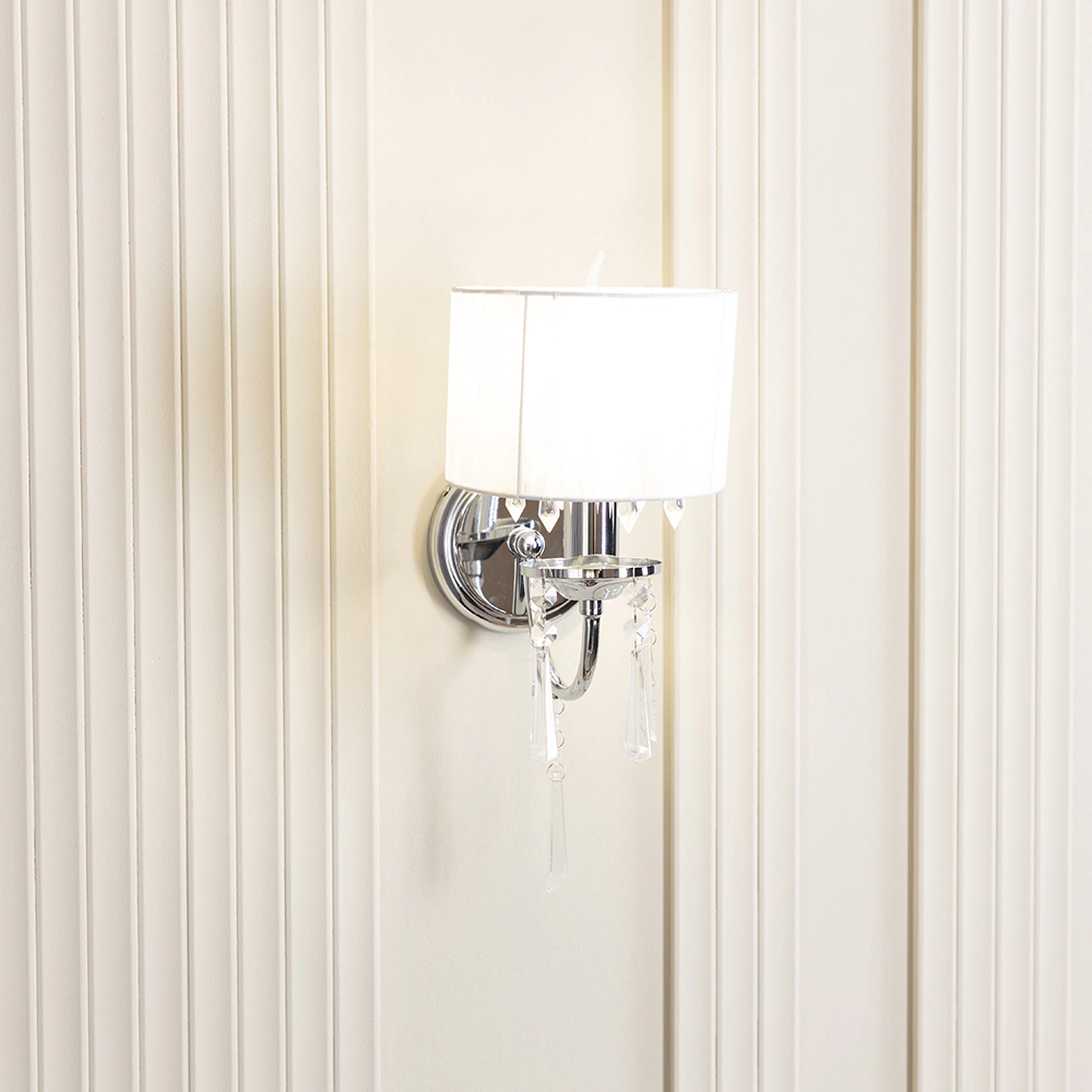 Бра NEODECO Графиня 1х40 Вт Е14 хром