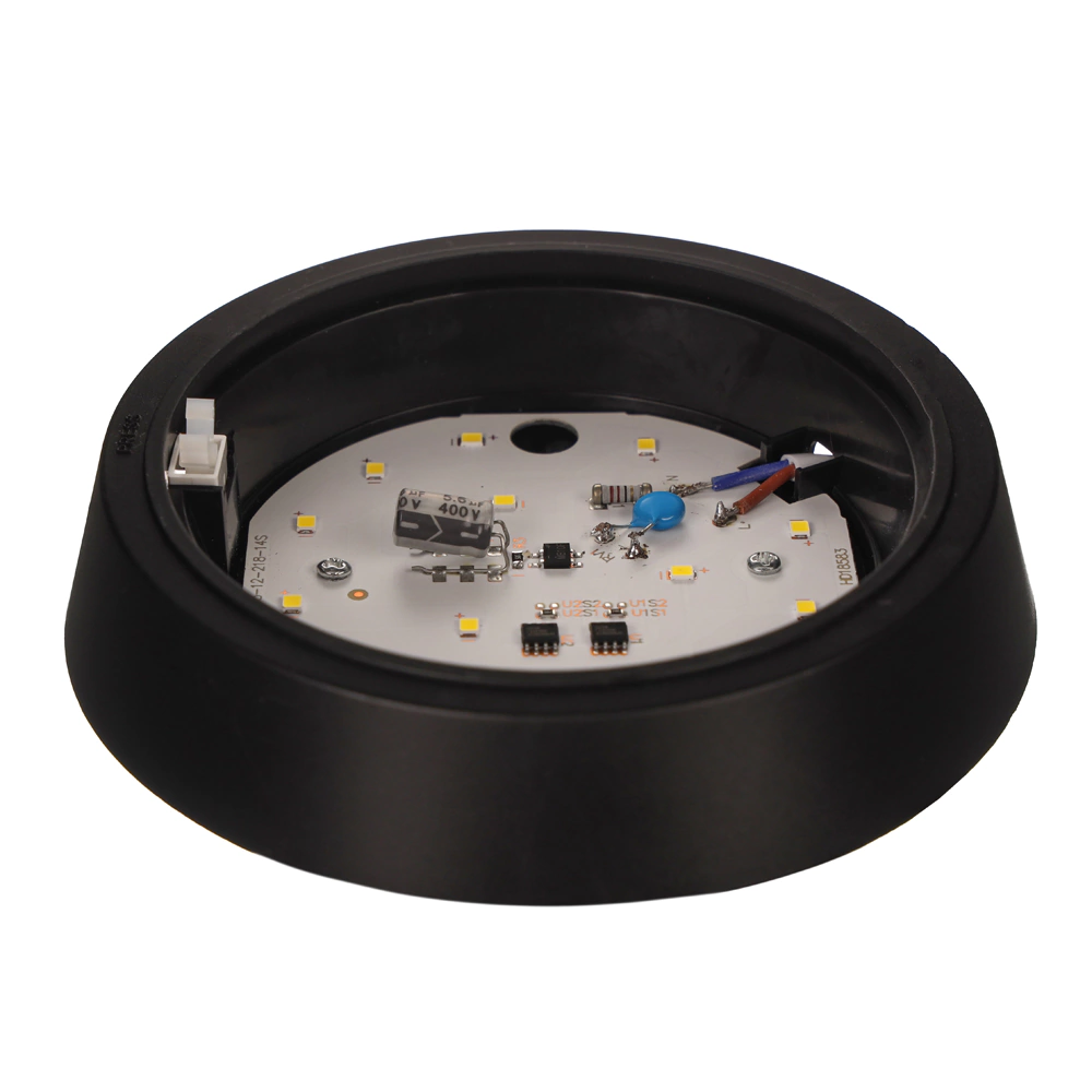 Светильник настенно-потолочный ЖКХ Gauss Бейс 4000 К IP20 черный