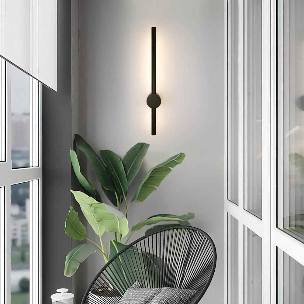 Светильник настенный 9 Вт LED 40см 4000 К черный Elektrostandard Канэ