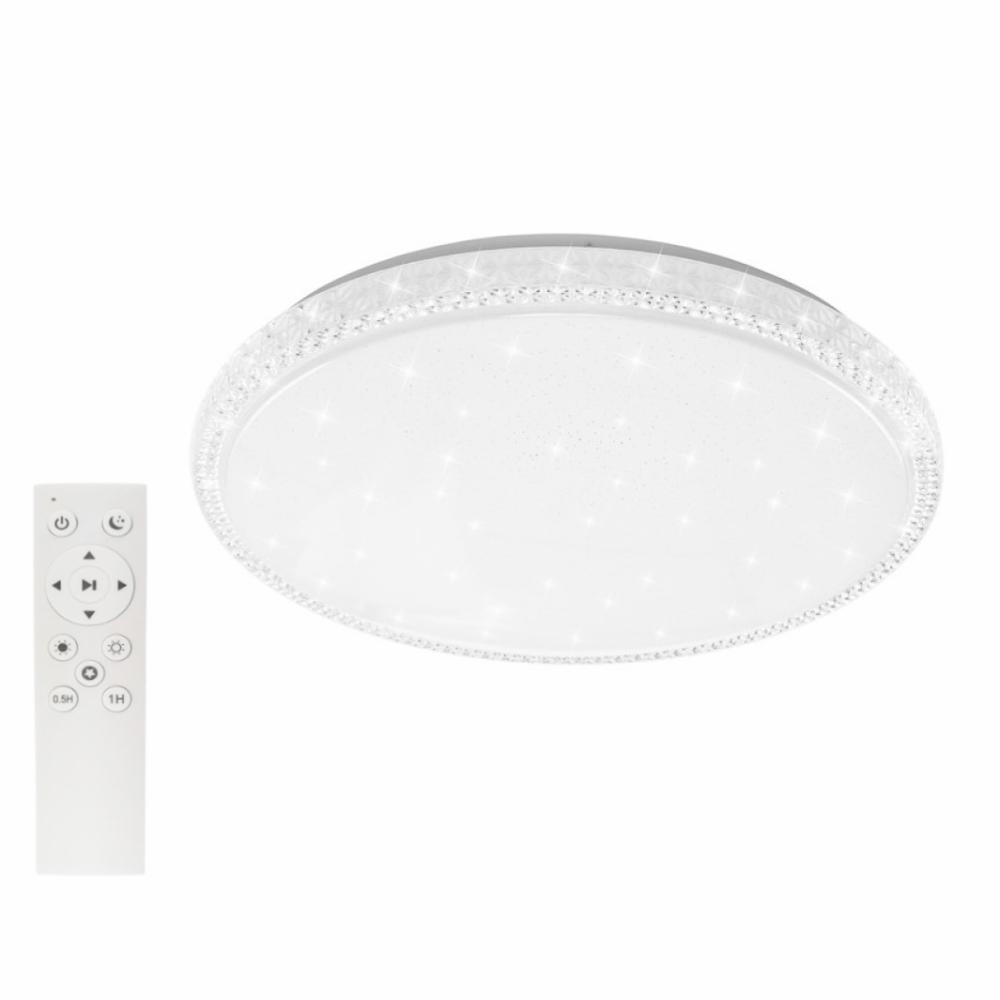 TANGO Светильник настенно-потолочный TANGO Мистерия Люкс RGB 60 Вт LED с пультом ДУ