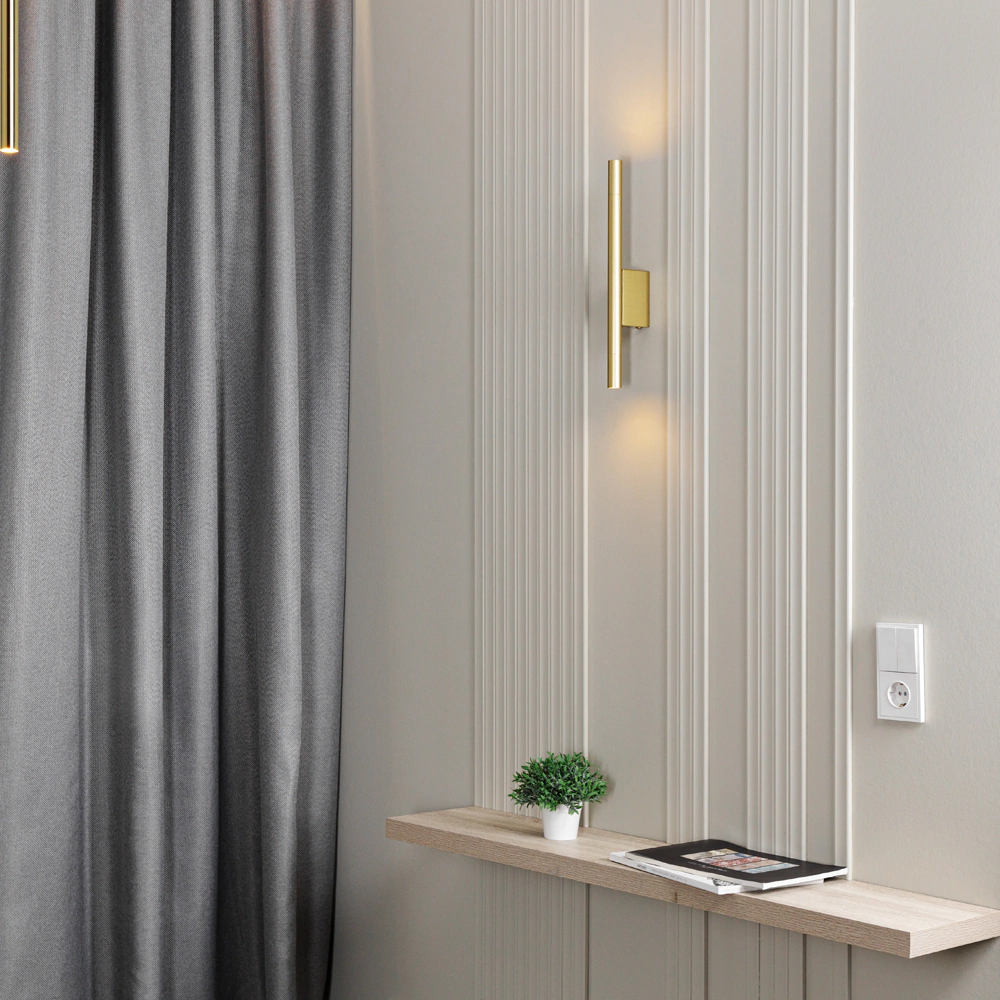 Светильник настенный 2х8 Вт G9 золотой NEODECO Чао