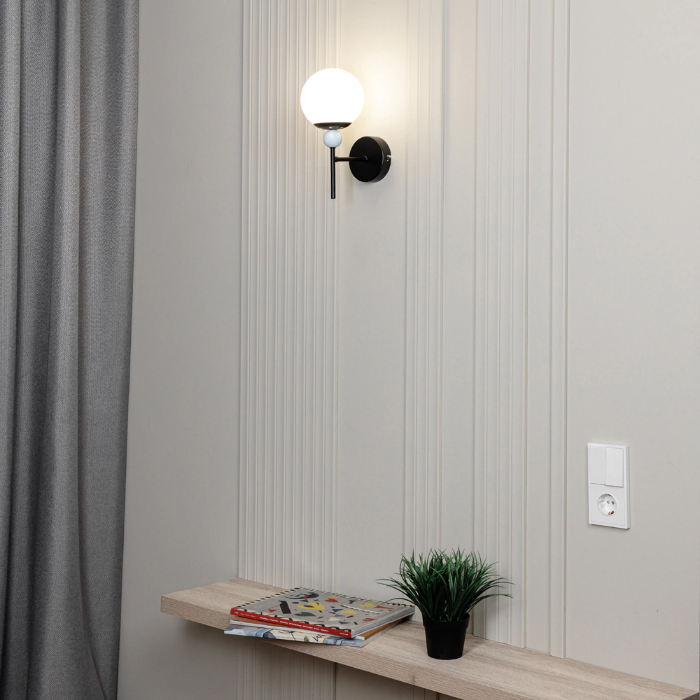 Бра Lumion Сандей 1х40 Вт Е14 черный