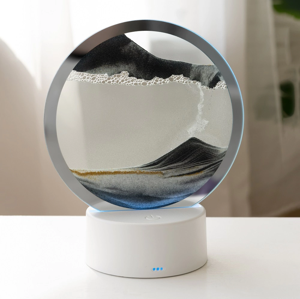 Светильник ночник СТАРТ Сандс серый, 3АА/USB