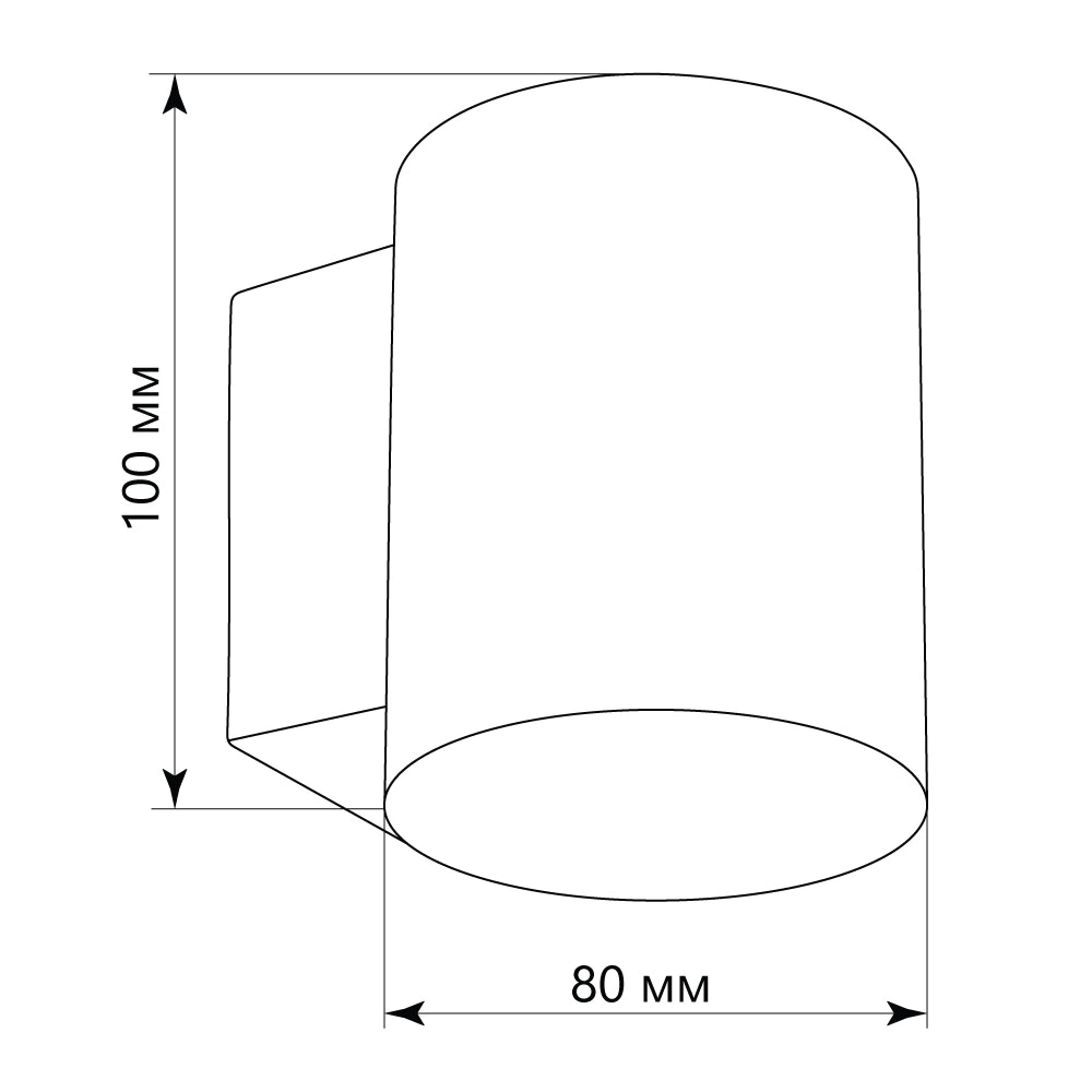 Светильник настенный Feron Пабло 1х15 Вт G9 черный