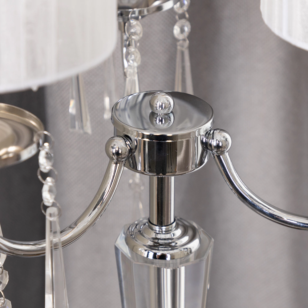 Торшер NEODECO Графиня 3х40 Вт Е14 хром