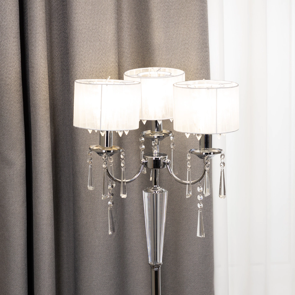 Торшер NEODECO Графиня 3х40 Вт Е14 хром