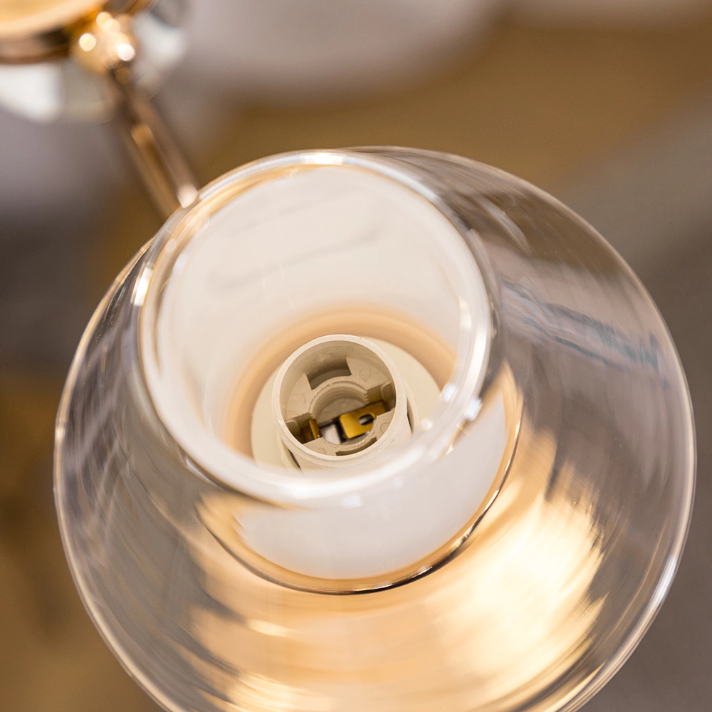 Торшер NEODECO Кронпринц 3х40 Вт Е14 золото