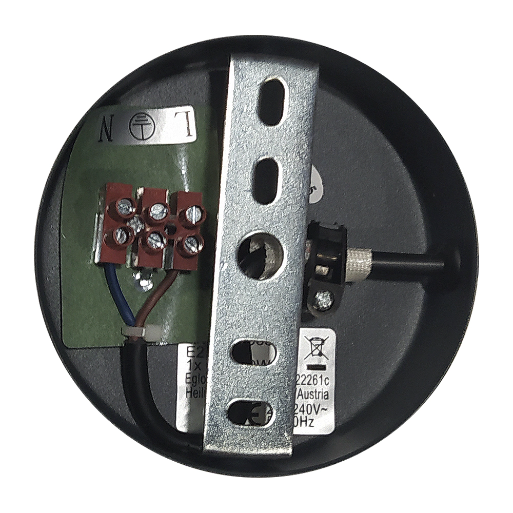 Бра EGLO Гиаконечия 1х40 Вт Е27 антрацит/серый