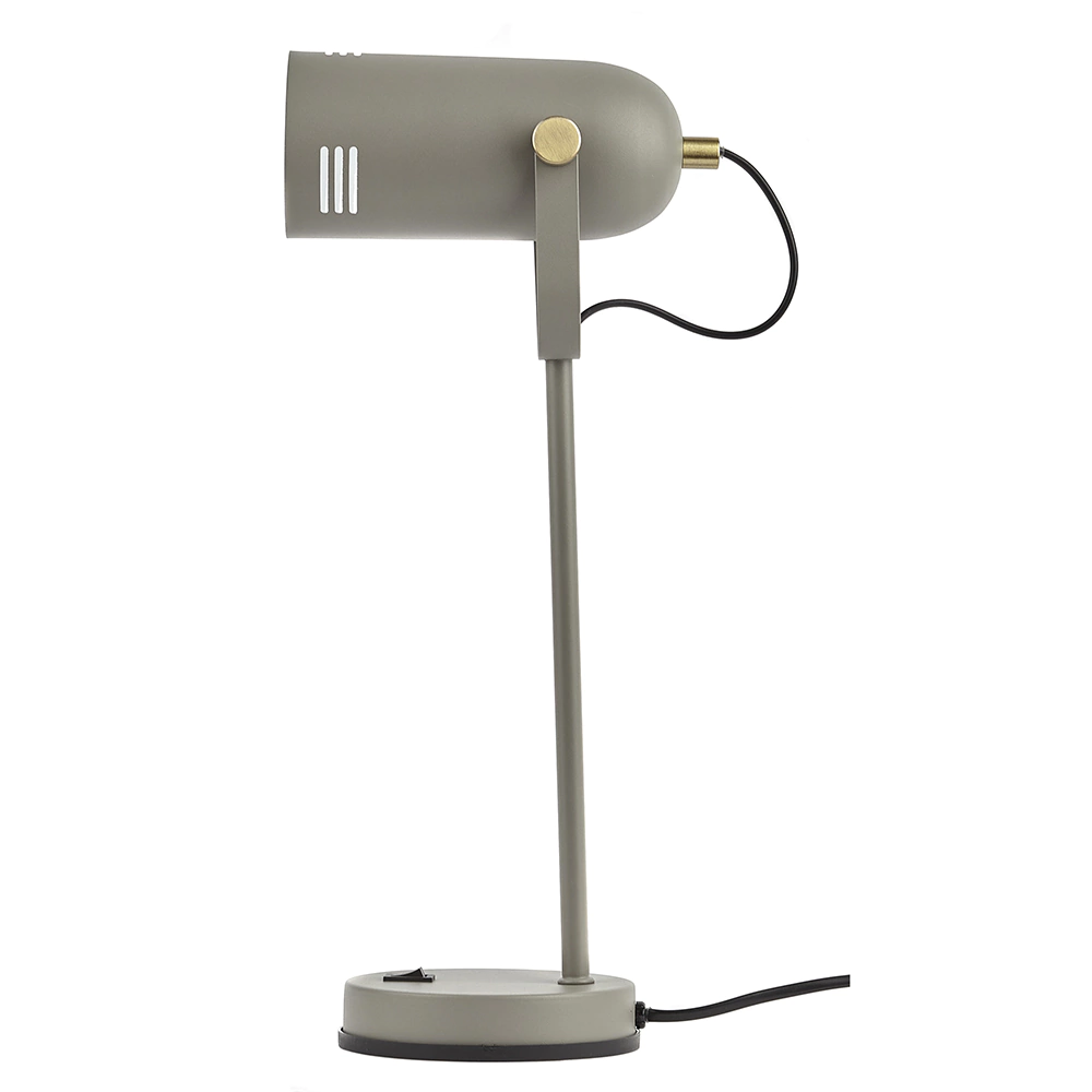 Светильник настольный Эра Триггер 1х40 Вт Е27 серый