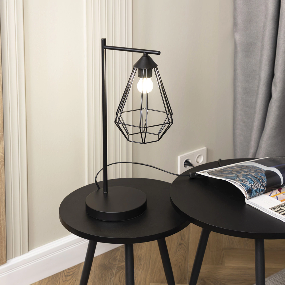 Светильник настольный NEODECO Вэйр 1х60 Вт Е27