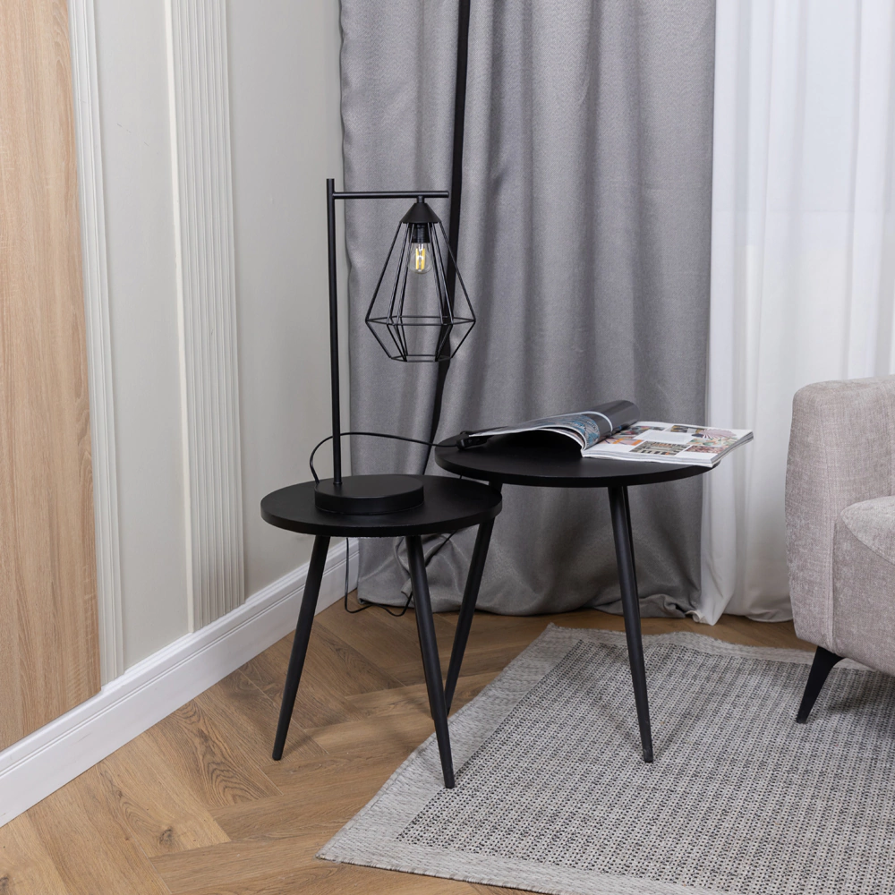 Светильник настольный NEODECO Вэйр 1х60 Вт Е27