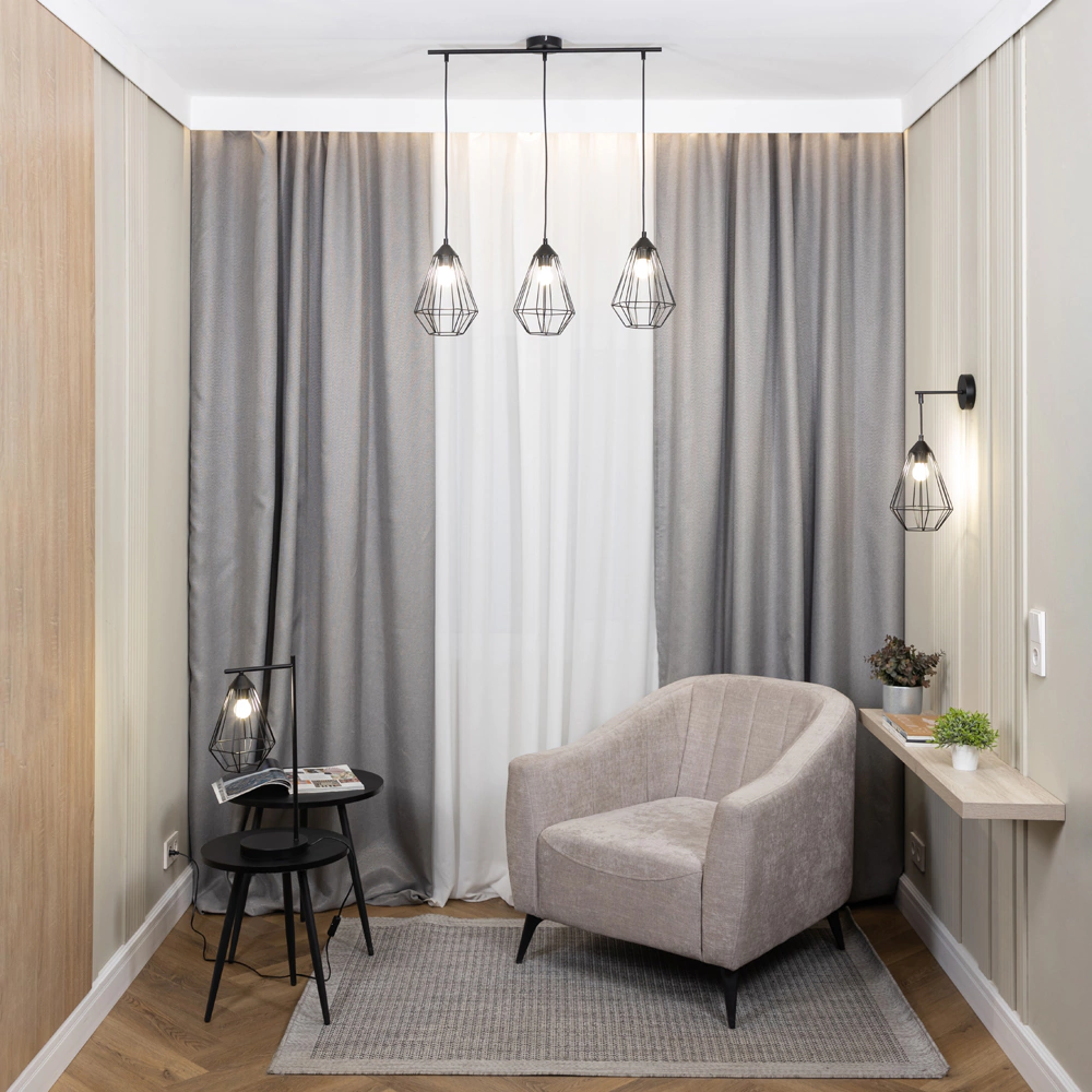 Светильник настольный NEODECO Вэйр 1х60 Вт Е27