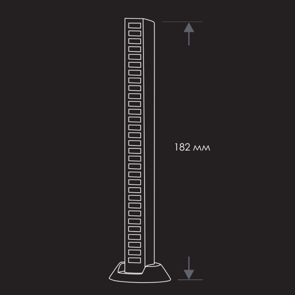 Светильник настольный переносной NEODECO Гейм LED с датчиком звука