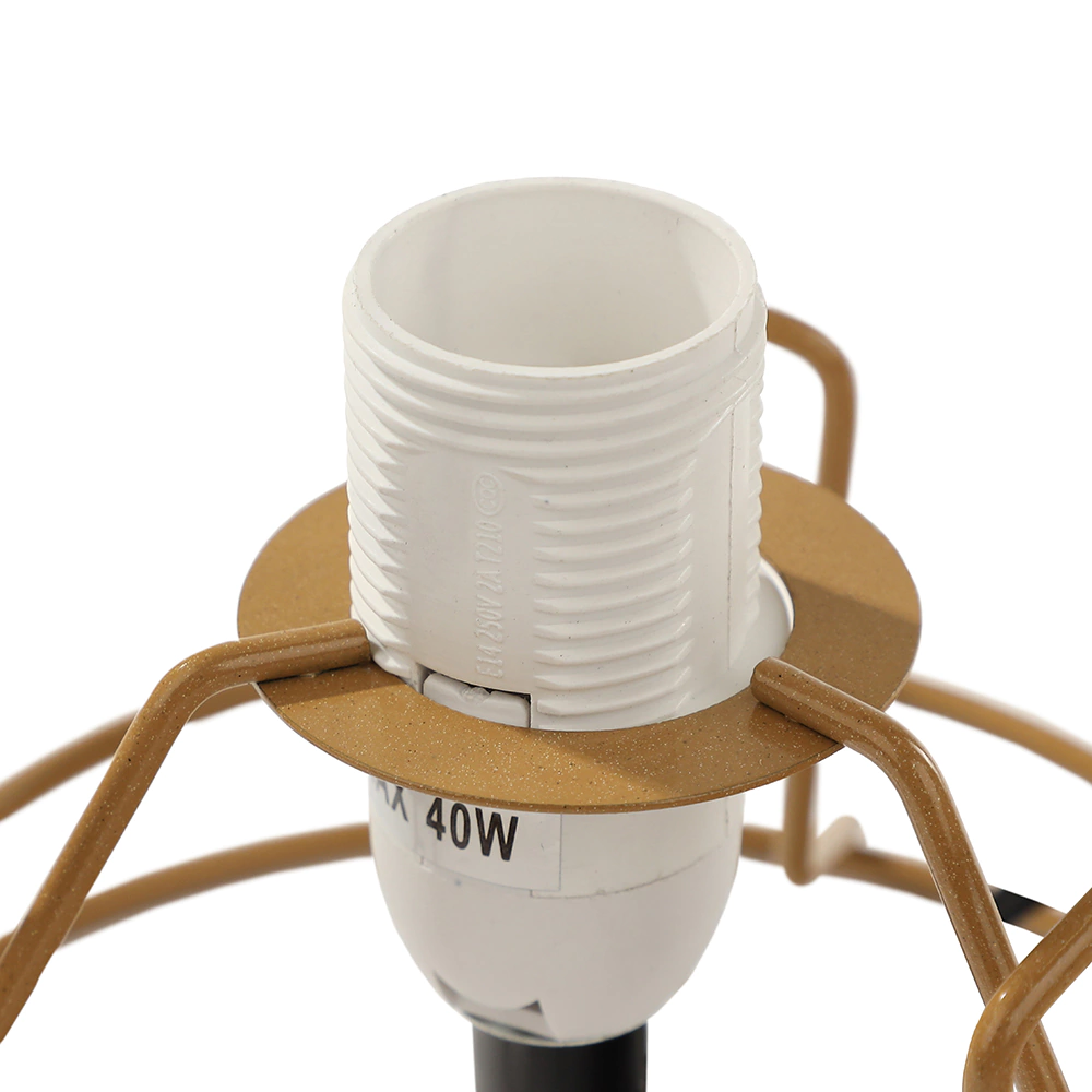 Светильник настольный NEODECO Мичико ротанг 1х40 Вт Е14 натуральный