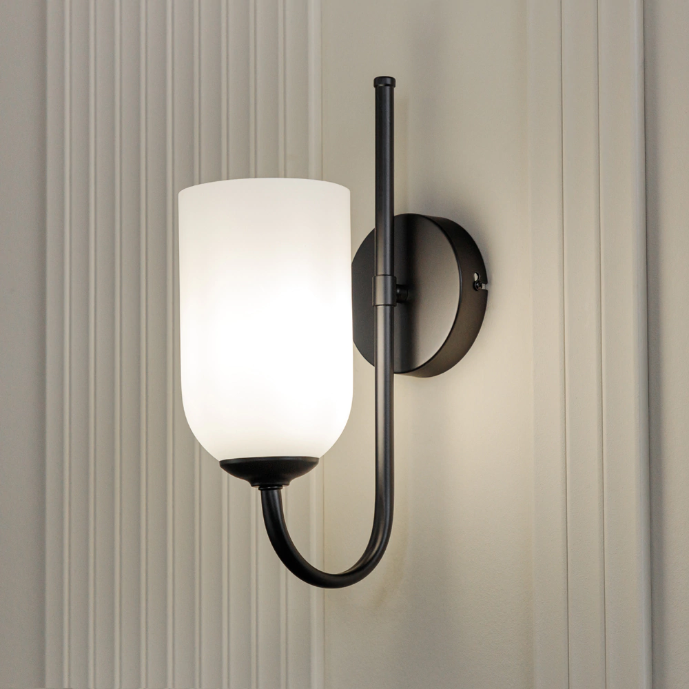 Бра NEODECO Опал 1х60 Вт Е27