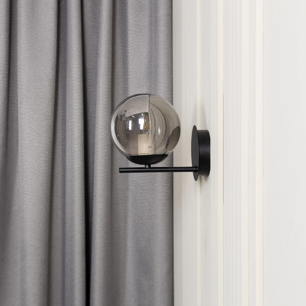 Бра NEODECO Дарси 1х60 Вт Е27 черный