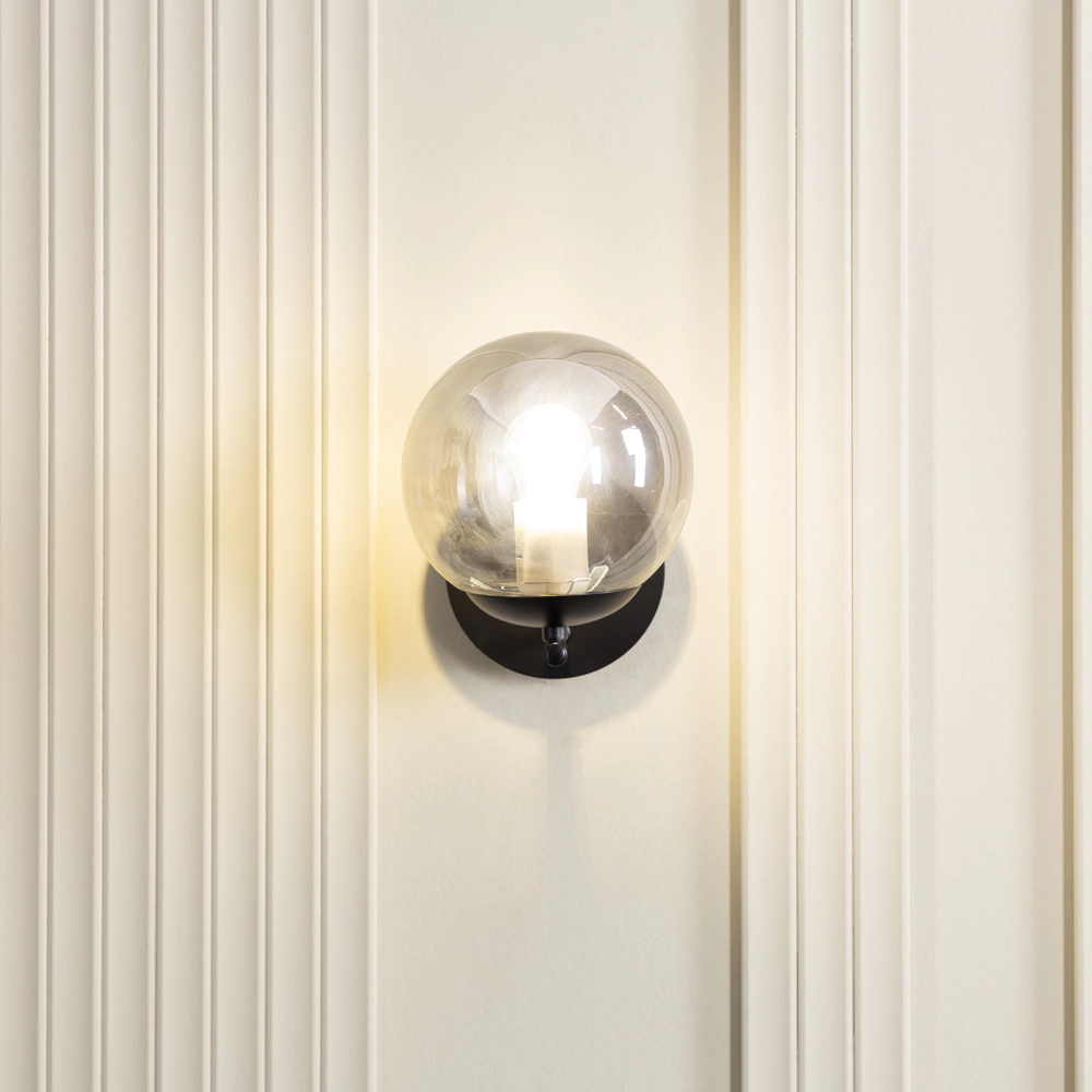 Бра NEODECO Дарси 1х60 Вт Е27 черный