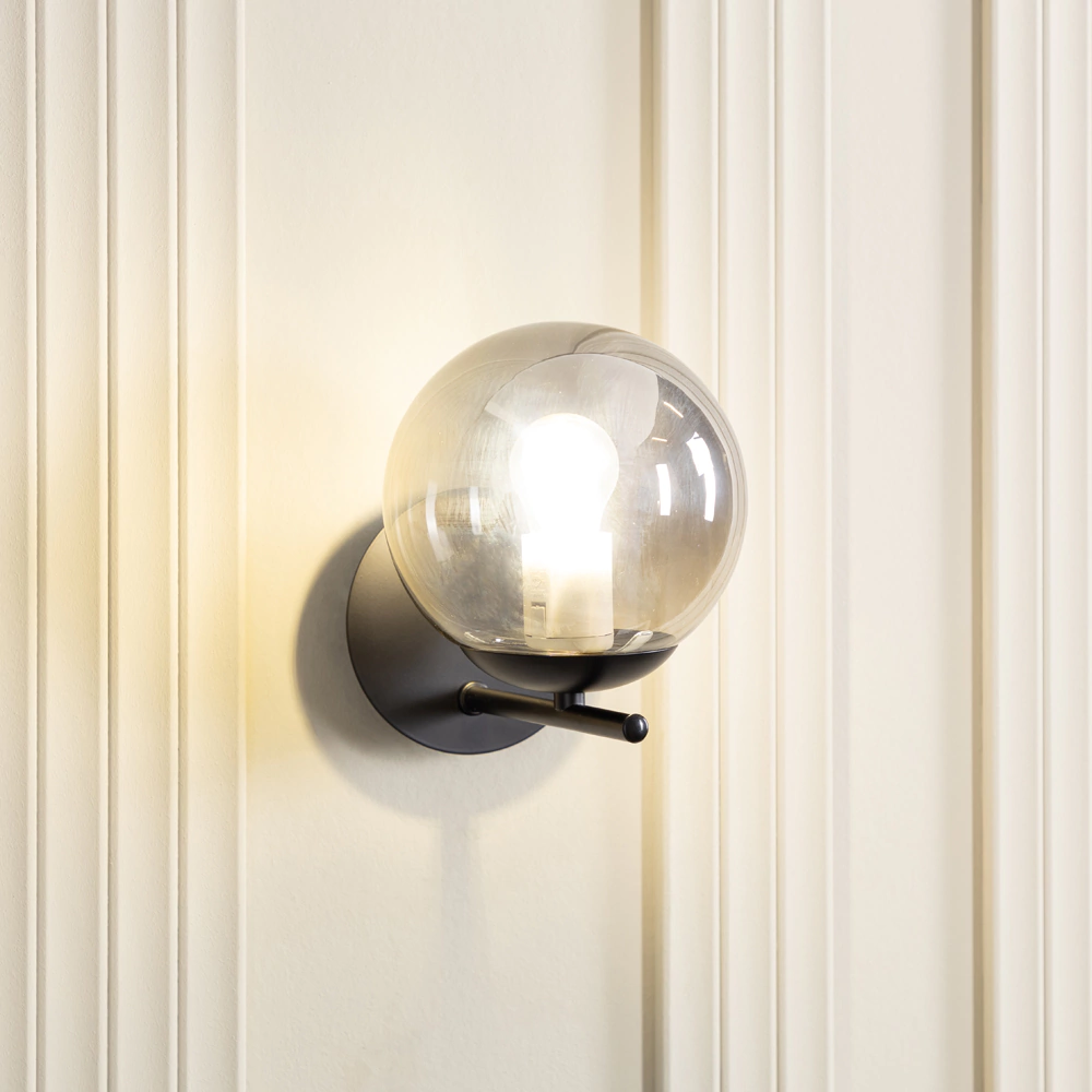 Бра NEODECO Дарси 1х60 Вт Е27 черный