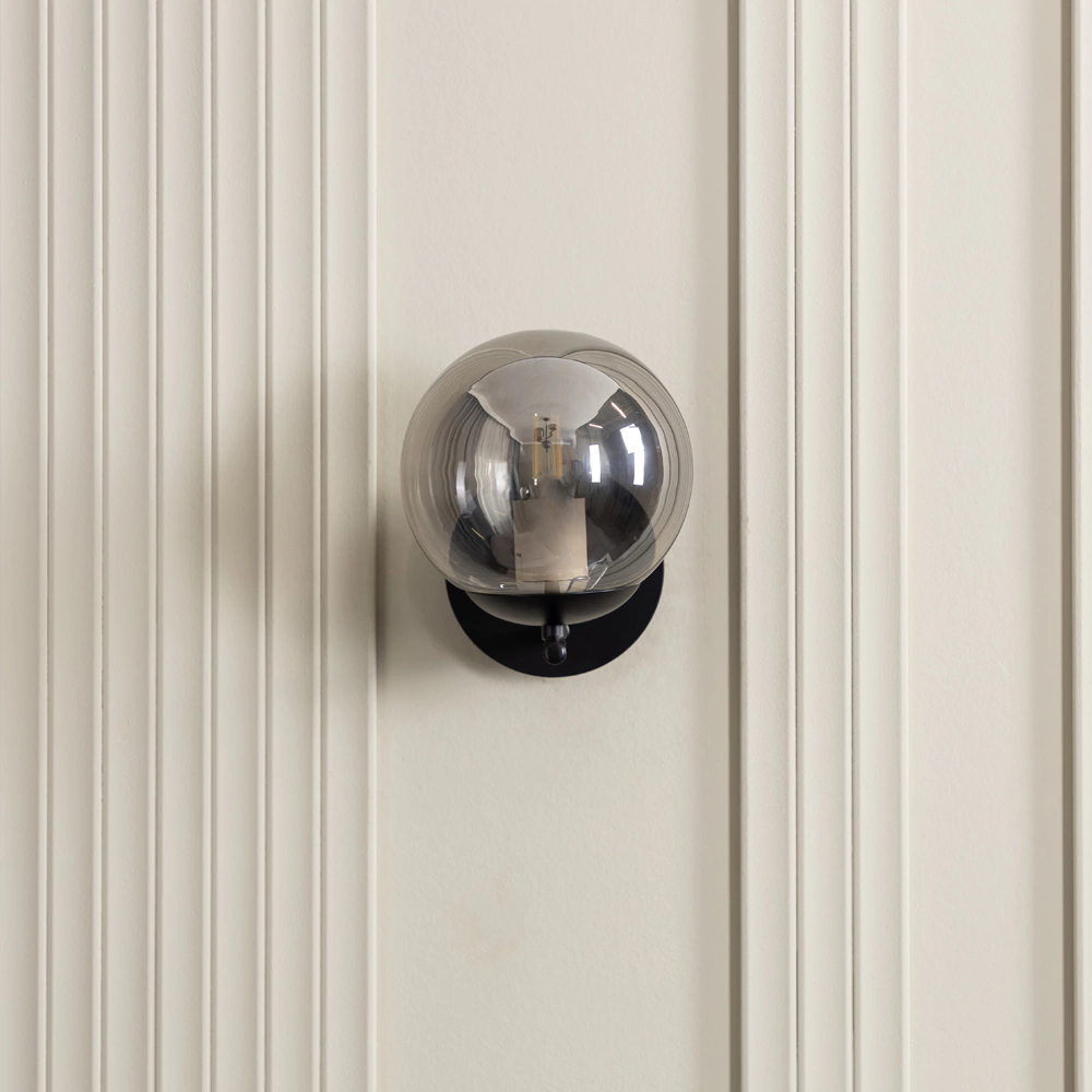 Бра NEODECO Дарси 1х60 Вт Е27 черный