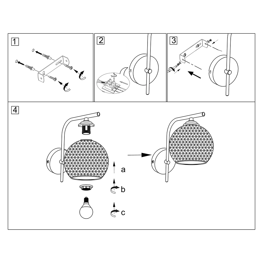 Бра Escada Космея 1х40 Вт Е14 хром/янтарный