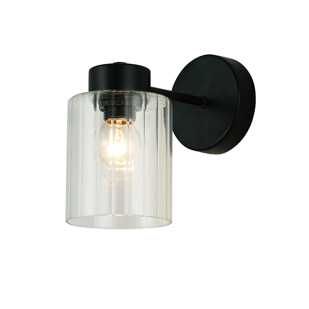 Бра 1х40 Вт Е27 черный Schaffner Маэстро