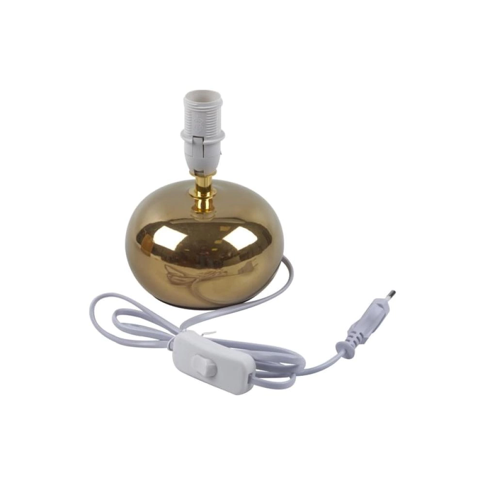 Светильник настольный 1х40 Вт Е14 золото Uniel Кэтти