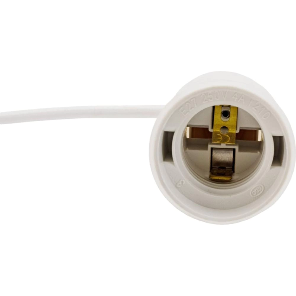 Подвес с патроном 1х60 Вт E27 1 м белый IN HOME