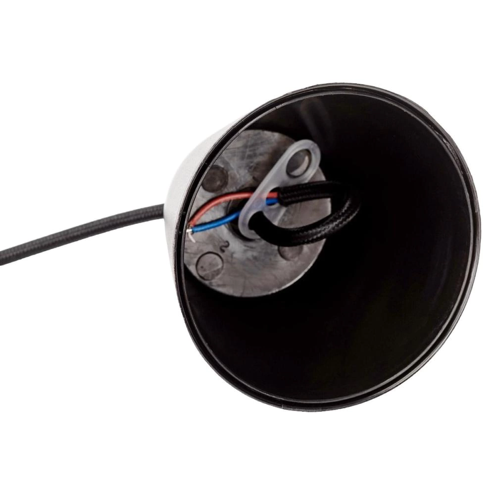 Подвес с патроном 1х60 Вт E27 1 м черный IN HOME