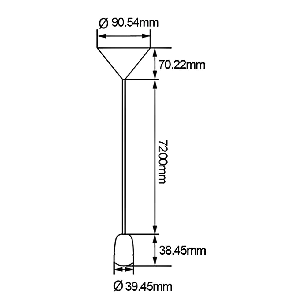 Подвес с патроном Smartbuy E27 1 м черный