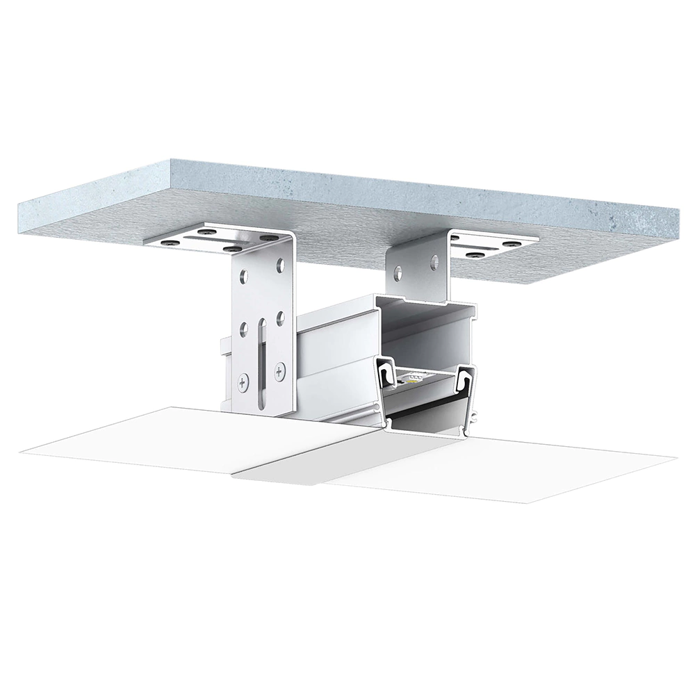 Профиль для натяжного потолка 40х45 мм 2 м Apeyron Линии Света