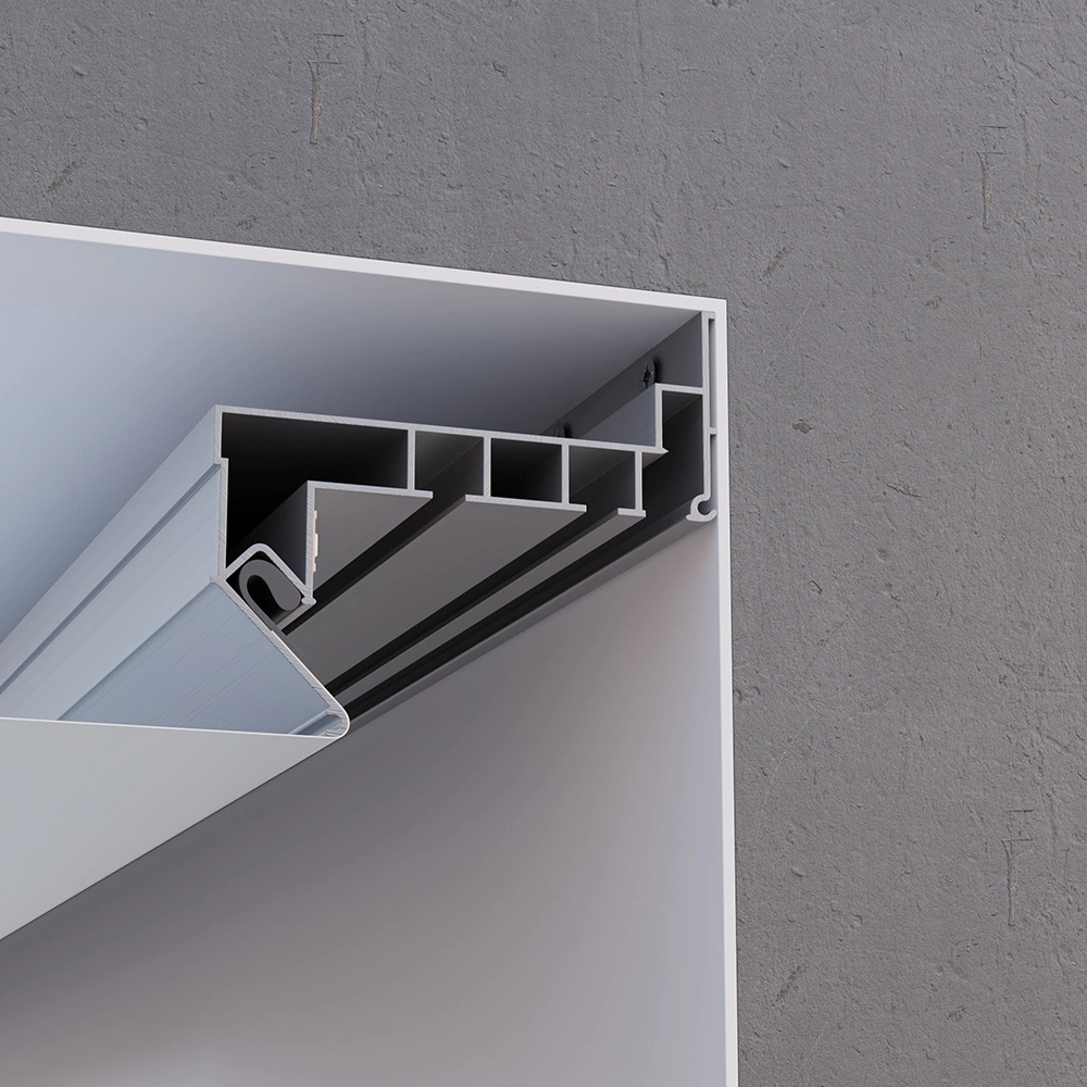 Профиль с карнизом для натяжного потолка 71х61 мм 2 м Apeyron