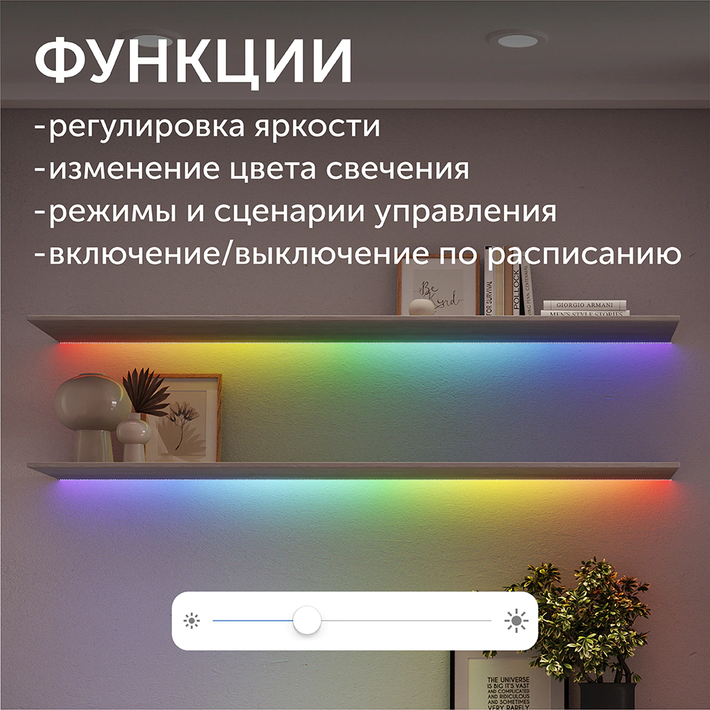 Контроллер для RGBW ленты 240/480Вт регулировка температуры Geniled OptimaTuya