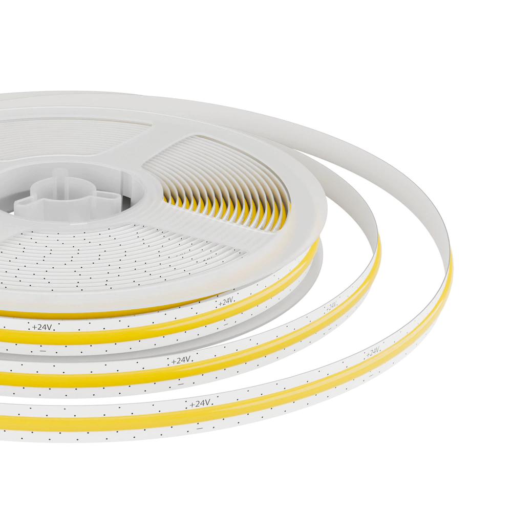 Светодиодная лента 24 В 10 Вт/м COB 700 Лм/м 4000 K 528 LED/м IP20 5 м Apeyron Free Cut
