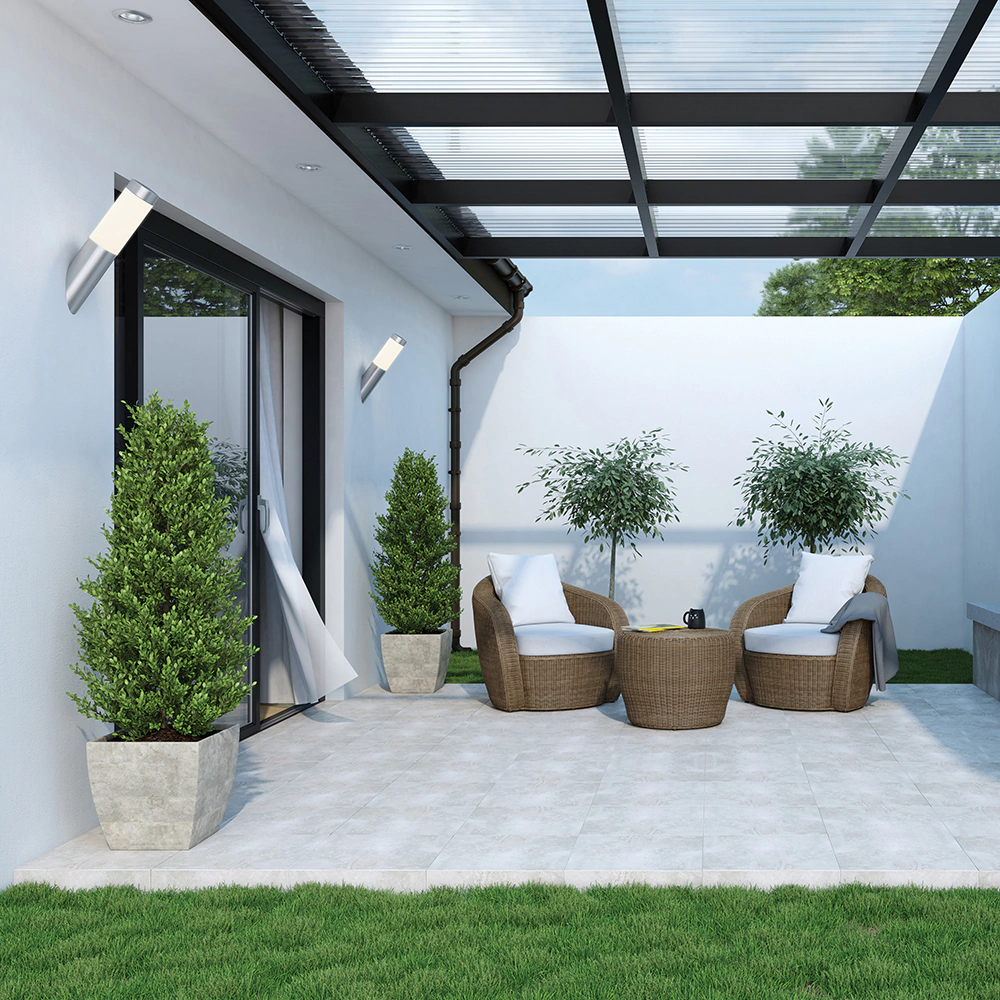 Светильник уличный настенный Feron Стела 1х40 Вт Е27 наклонный