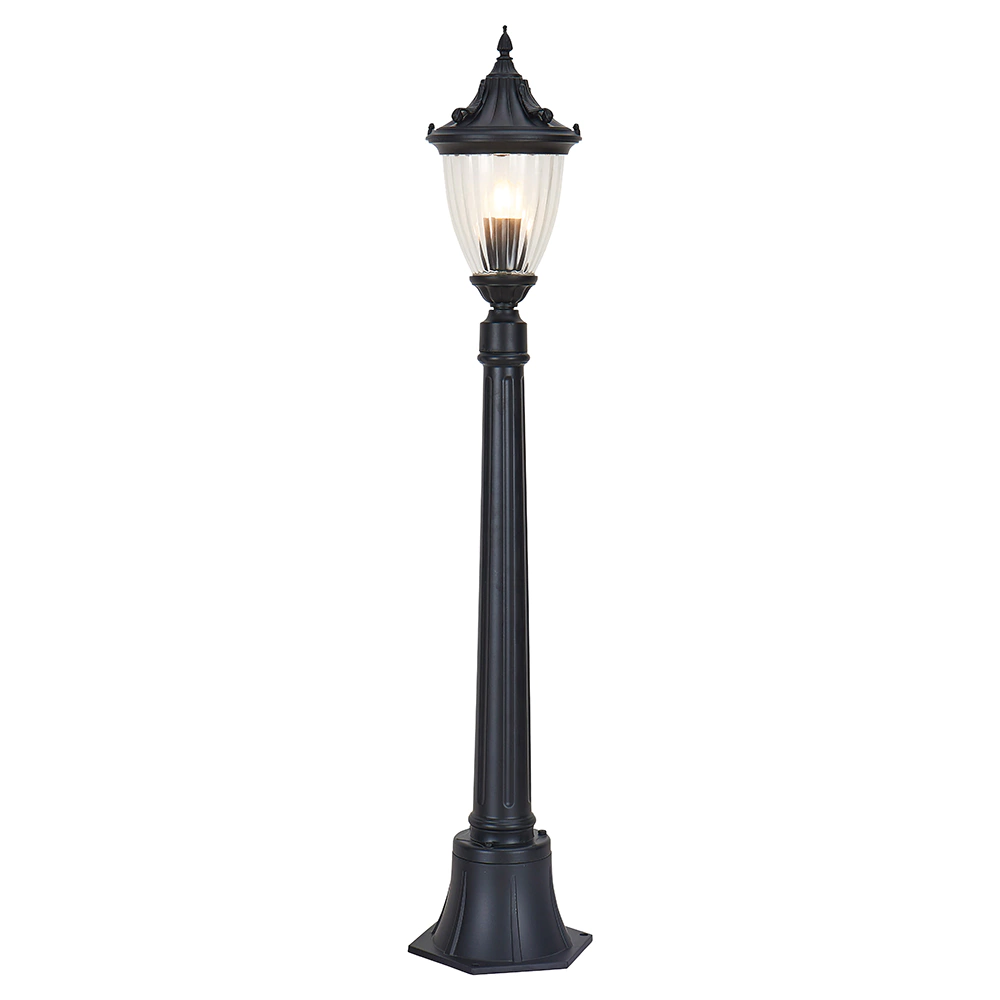 Светильник уличный напольный Feron Вильнюс 1х60 Вт Е27 112 см черный