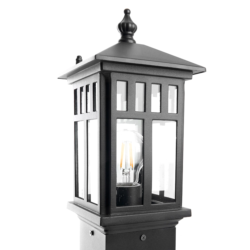 Светильник уличный напольный Feron Бергамо 1х60 Вт Е27 IP44 60 см черный