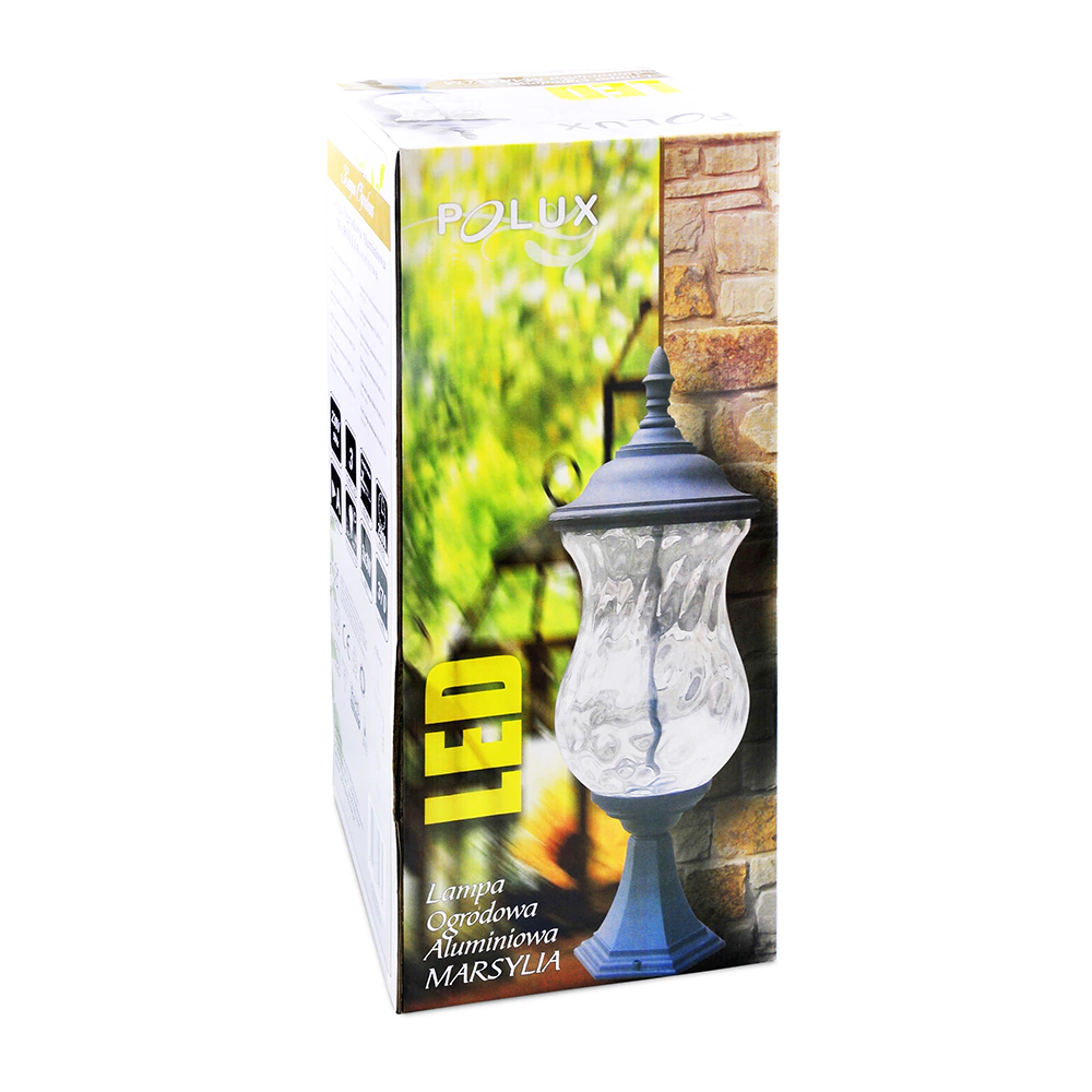 Светильник уличный POLUX Волво 3х3 Вт LED 3000 (теплый свет) K IP44