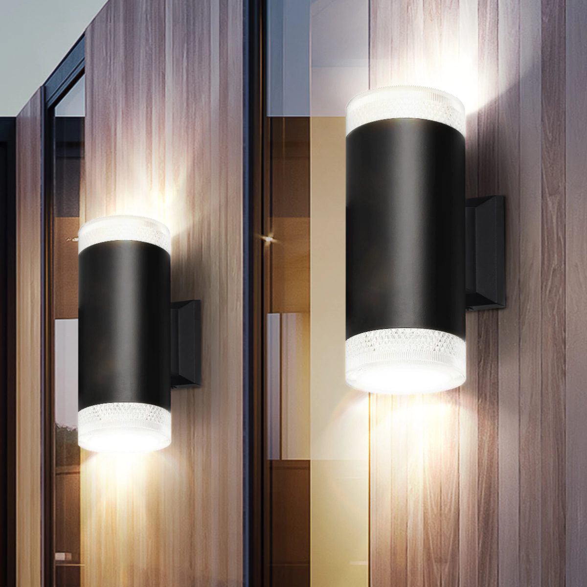 Светильник уличный IN HOME Лайт настенный 2х24 Вт GX53 IP54 черный