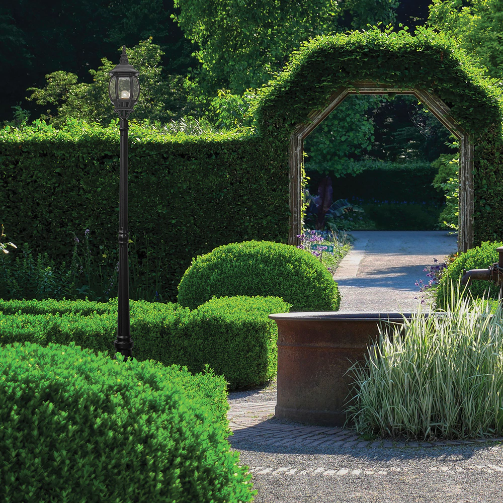 Светильник уличный напольный Feron Прага 1х100 Вт Е27 черный 206 см