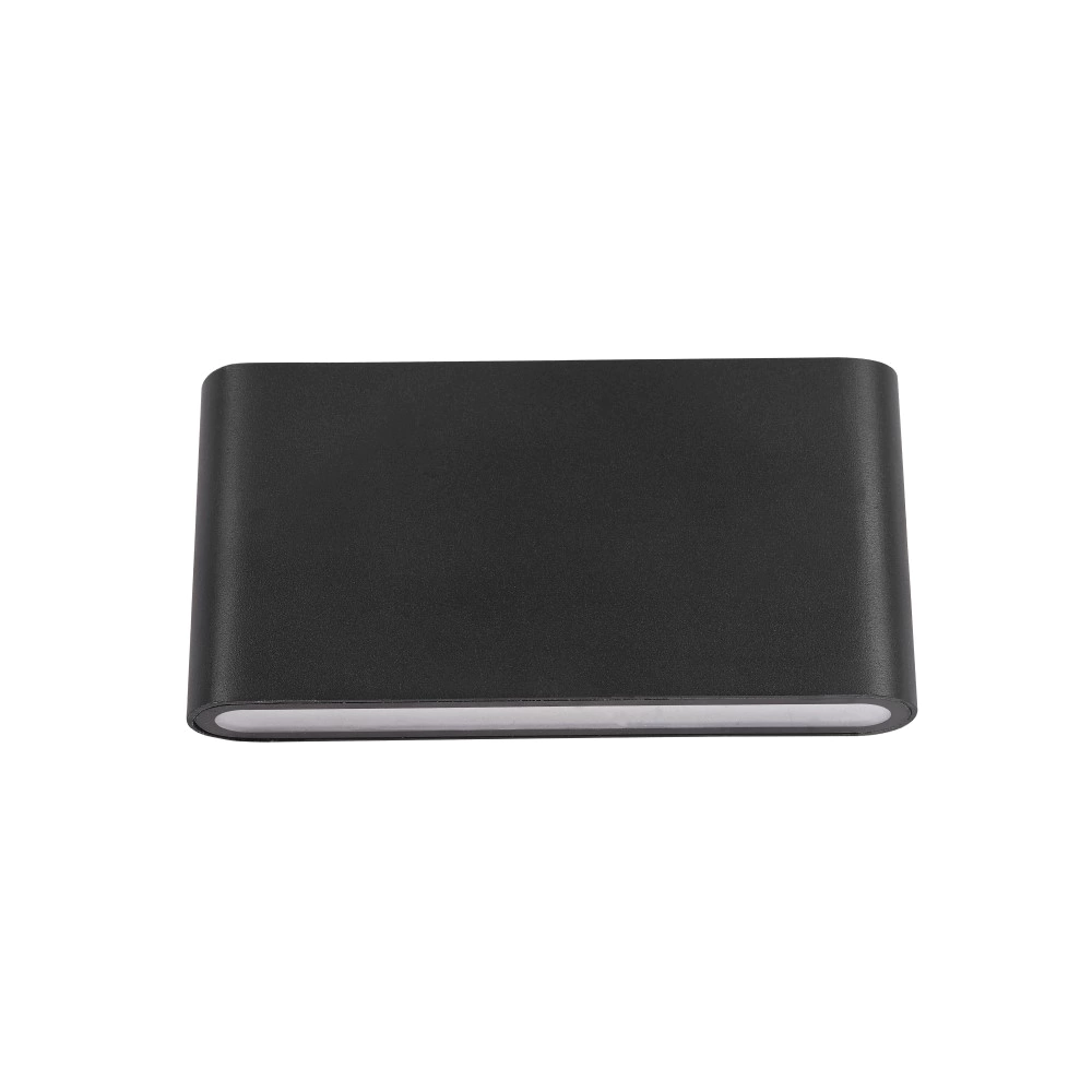 Светильник уличный настенный 2х6 Вт 3000 К IP54 черный NEODECO Атланта