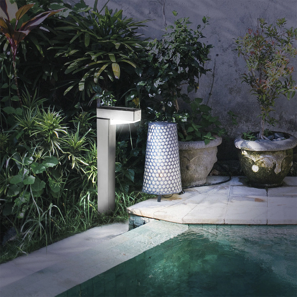 Светильник уличный грунтовый LAMPER Урбан с солнечной панелью и аккумулятором