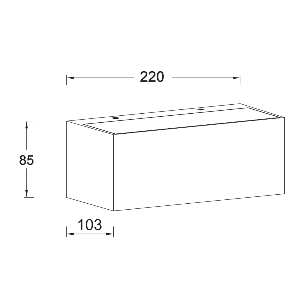 Светильник уличный настенный 21 Вт серый LUTEC Гемини SQUARE MEDIUM